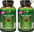 Irwin Naturals Power to Sleep PM – Natural Sleep Aid with Melatonin Ashwagandha Valerian GABA &amp L-Theanine – Promotes Relaxation Restful Sleep &amp Healthy Sleep Cycle – 120 Liquid Soft-Gels