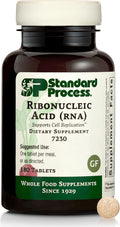 Standard Process Ribonucleic Acid RNA Dietary Supplement - Vegan Gluten-Free Non-Soy &amp Non-Grain - Cell Development Support - 180 Tablets