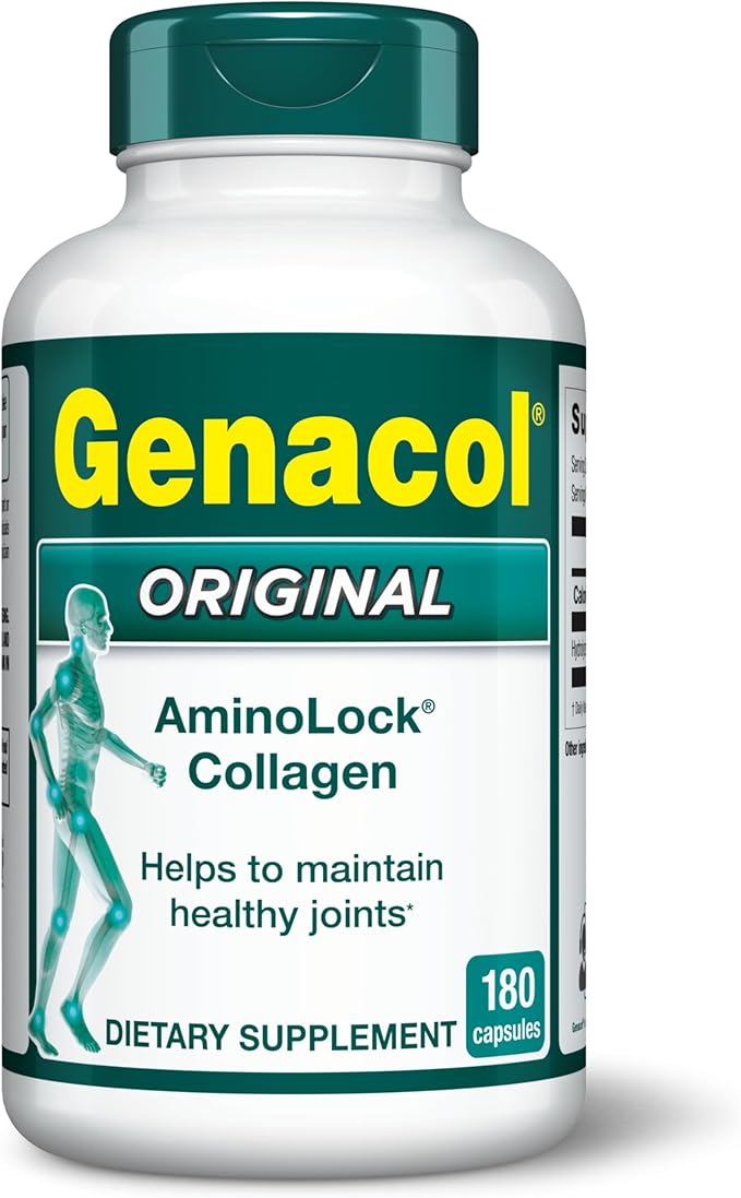 Genacol Original – Collagen Supplement with Ultra-Hydrolyzed Peptides for Joint Health Support Value Duo-Pack 360 Capsules (120-Day Supply)