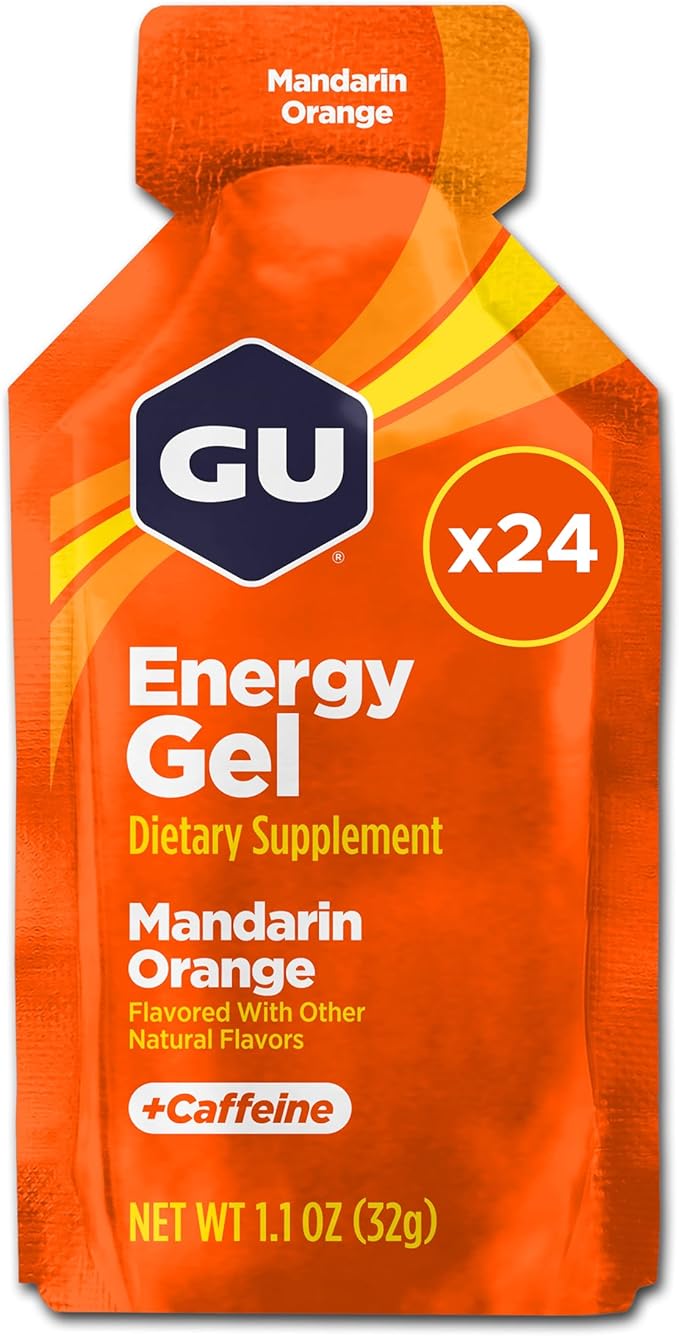 GU Energy Original Sports Nutrition Energy Gel Mandarin Orange 24 Count Box