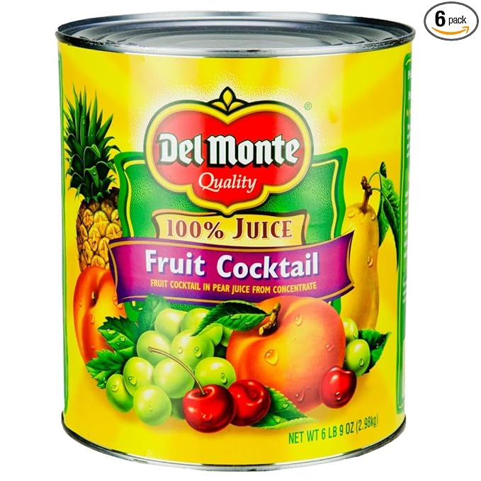 Fruit Cocktail Fruit Naturals In Juice 6 Case 105 Ounce