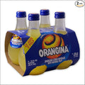 Orangina Sparkling Citrus Beverage with Pulp - 4 Glass Bottles - (Pack of 2))