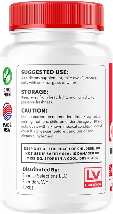 (2 Pack) GlucoBio Capsules - Official Gluco Bio Advanced Formula Support Pills - Maximum Strength Natural Gluco Bio Supplement Vitamin for Overall Health &amp Wellness Reviews 120 Capsules for 2 Mo