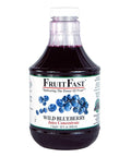 Wild Blueberry Juice Concentrate by FruitFast - (32 FL OZ) Unsweetened 65 Brix Pure Concentrated Blueberry Juice - 100% Dark Wild Blueberry Extract - No Additives or Fillers!