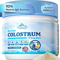 Bovine Colostrum Powder Supplements 3000mg IgG Grass-Fed Orgainc Freeze Dried Colostrum for Women &amp Men | Supports Gut Health Hair Health Immune Defense &amp Muscle Recovery Unflavored 50 S