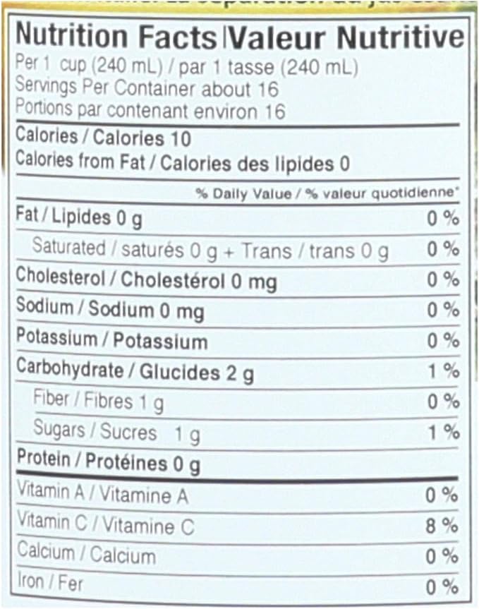 SELPONT anic Juice - Lemon - Case of 12 - 16.9 Fl oz.