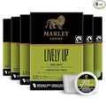 Marley Coffee Lively Up Fairtrade Certified Dark Roast Coffee Keurig K-Cup Brewer Compatible Pods 12 Count (Pack of 6)