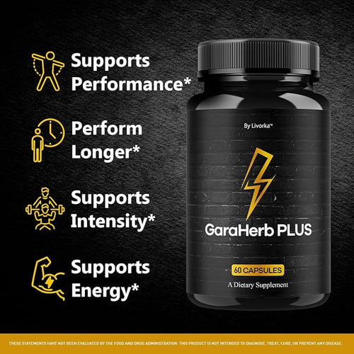 (2 Pack) GaraHerb Plus Capsules - Official Pills Advanced Supplement Support - Maximum Strength Natural Gara Herb Plus for Overall Health &amp Wellness Reviews 120 Capsules for 2 Months
