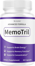 LIVORKA Memotril Capsules - Official Memo Tril Advanced Brain Health Supplement Support Pills All Natural Formula Memotril Vitamins for Overall Health &amp Wellness Reviews 60 Capsules for 1 Month