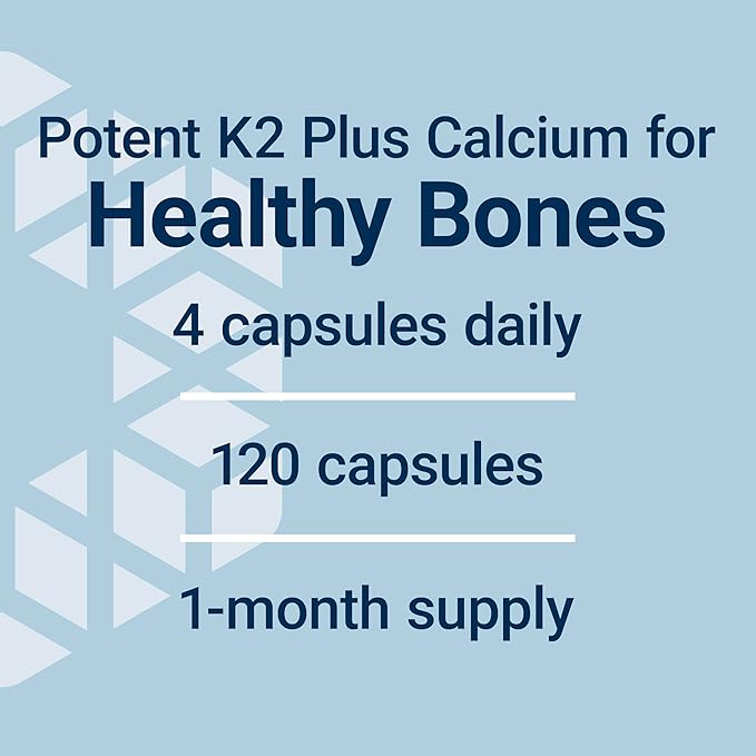 Life Extension Bone Restore Elite Calcium Supplement with Super Potent K2 Calcium Vitamin D3 Magnesium Boron zinc Vitamin K2 for Bone Health Gluten-Free Non-GMO 120 Capsules