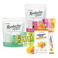 TEAZEN Kombucha Variety Pack 40 Stick &amp Energy tea powder 10Stick