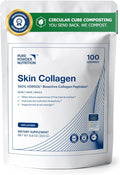 Skin Collagen with VERISOL Bioactive Collagen Peptides for Skin Hair &amp Nails | 100 Serves (No Flavor) | Powder
