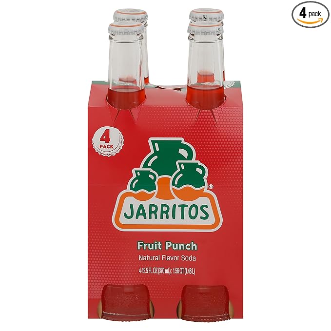 Jarritos Fruit Punch 4 Count 12.5 Fl Oz