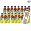 Snapple Lemon Tea All Natural Fruit Juice 16 fl oz Plastic Bottles 16 Pack + 15 Sugarcane Disposable Straws by KOOL8SHOP Infinite Deals