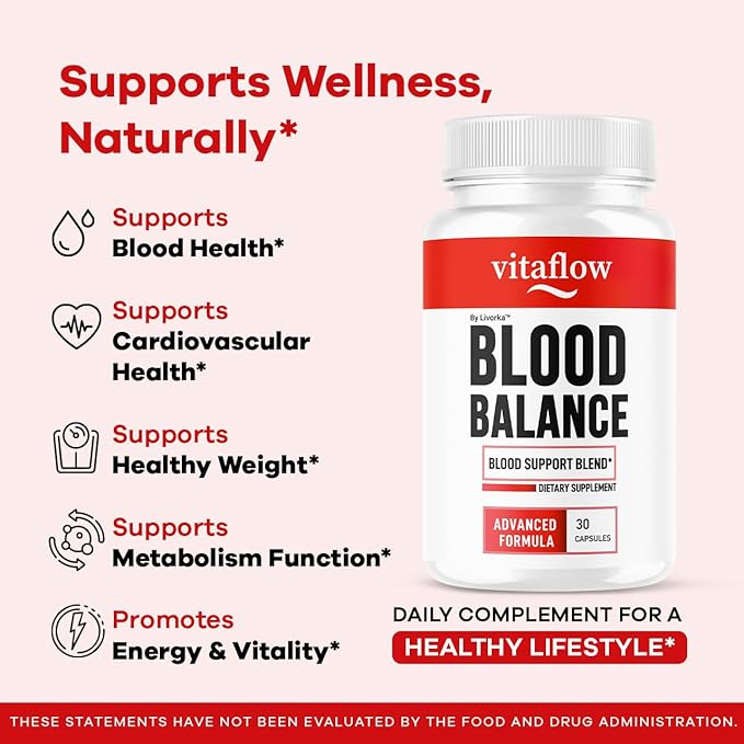 (2 Pack) VitaFlow Capsules - Official VitaFlow Balance Supplement Support Capsule Vitaflow All Natural Premium Advanced Formula Vita Flow Pills Balance Support 60 Capsules for 2 Months