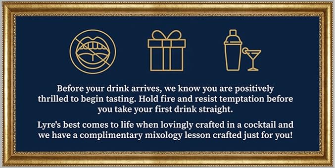 Lyre's Rosa Negroni - Non-Alcoholic Spirit Set (Pack of 3) | Dry London (Gin Style) Aperitif Rosso (Sweet Vermouth Style) &amp Italian Spritz (Bitter Orange Spritz Style) | Award Winning | 23.7 Fl O