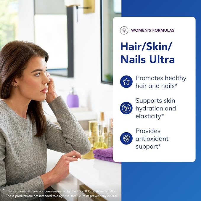 Pure Encapsulations Hair/Skin/Nails Ultra Advanced Beauty Supplement - Biotin &amp Collagen Supplement for Healthy Hair Strong Nails &amp Youthful Skin Support* - 60 Capsules