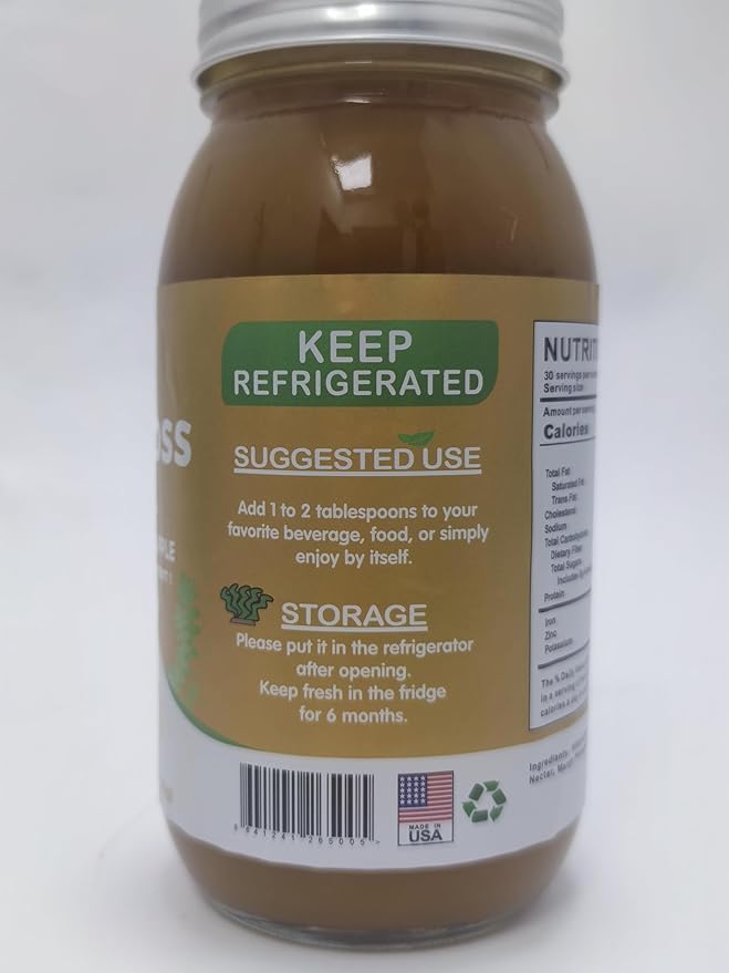 (28OZ Irish Sea Moss Gel Mango Pineapple Flavor - Natural Seamoss Gel with 92 Minerals and Vitamins - Non-GMO Gluten-Free Vegan - Immune Support