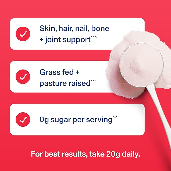 Vital Proteins Collagen Peptides Powder - Ice Pop Flavored Powder for Hair Nail Skin Bone &amp Joint Health 26.3oz