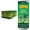 Reed's Real Ginger Ale - Made with Pressed Organic Ginger - Crisp Classic Taste - 12oz Slim Cans 24 Pack