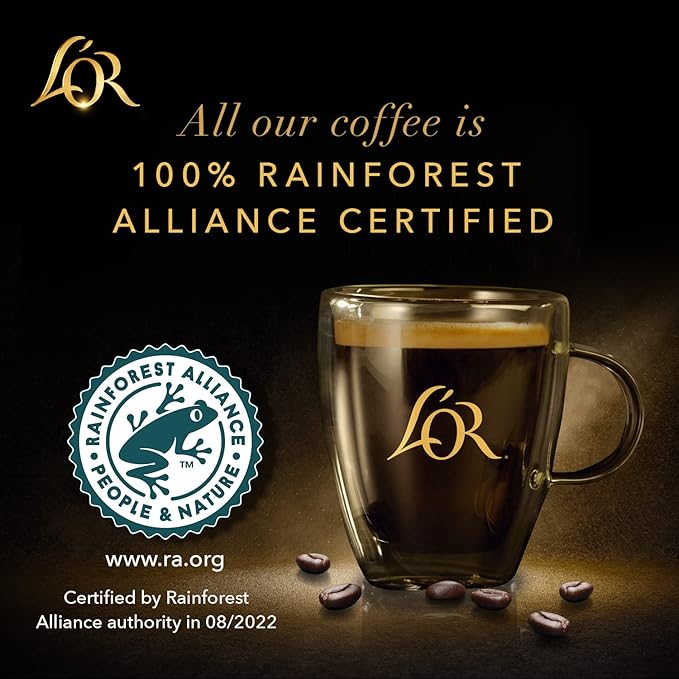 L'OR Espresso Capsules 50 Count Variety Pack Single-Serve Aluminum Coffee Capsules Compatible with the L'OR BARISTA System &amp *Nespresso Original Machines