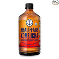 Health-Ade Kombucha Tea Organic Drink Fermented Tea with Living Probiotics Detoxifying Acids Supports Gut Health Non-GMO Vegan Gluten Free 12 Pack (16 Fl Oz Bottles) Blood Orange Carrot Ginger