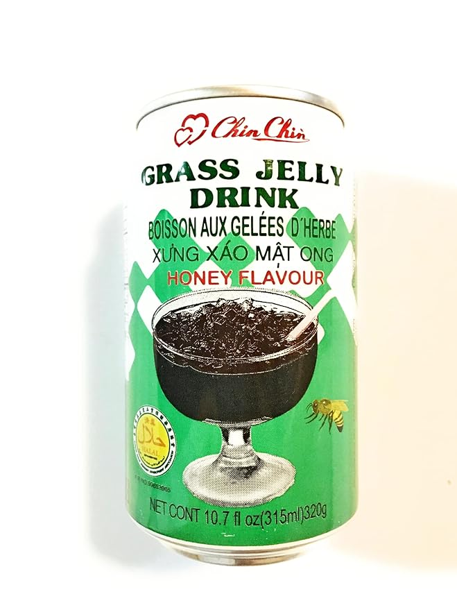 Chin Chin Lotus Oatmeal 11 Oz(5 Cans) And Chin Chin Honey Flavour Grass Jelly Drink 10.7 Fl Oz(1 Can)