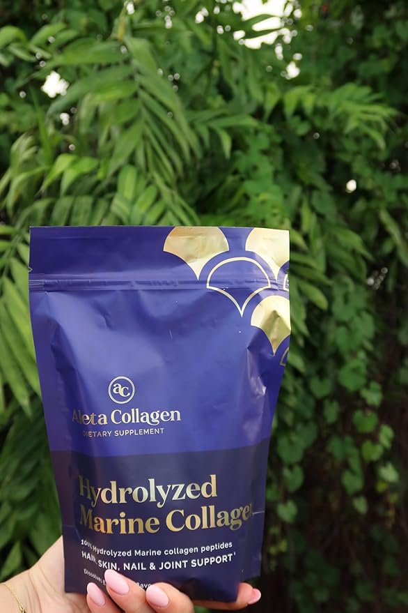 Kosher Marine Collagen OU Pareve. 100% Hydrolyzed Marine Collagen Peptides. (2 Bags)