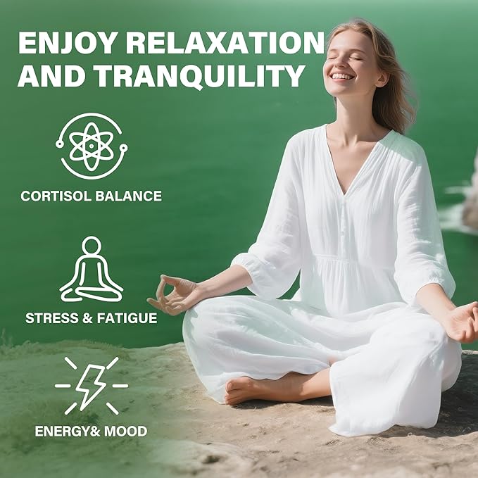 Cortisol Supplement 15-in-1 Cortisol Manager with Ashwagandha L-Theanine &amp Magnesium Supports Cortisol Health Relaxation &amp Restful Sleep 60 Capsules