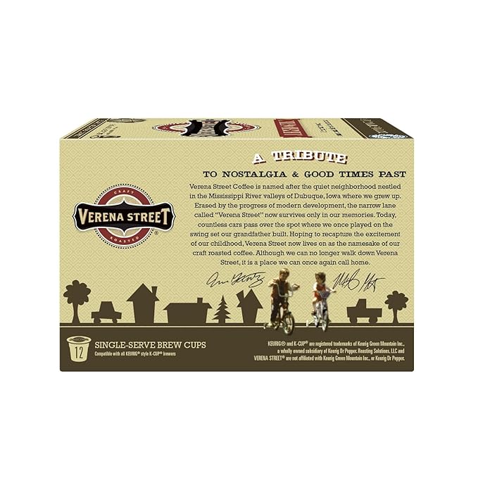 Verena Street Single Cup Pods (72 Count) Light Medium Roast Coffee Lock &amp Dam 11 Rainforest Alliance Certified Arabica Coffee