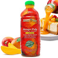 Jungle Pulp Mango Puree Costa Rica Blend for Cocktails Baking and Desserts -Never canned - Mix or pour into Smoothies Daiquiri Margaritas Ice Tea and Cakes- 1 Liter