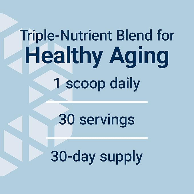 Life Extension Healthy Aging Powder Healthy Aging Supplement Heart Health Brain Health Exercise Performance Taurine Lithium spermidine Powder Blend Non-GMO Vegetarian 30 Servings