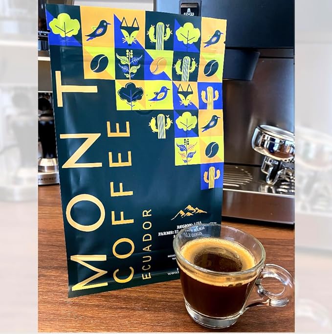 Mont Coffee - Loja Region - Specialty Single Origin Ecuadorian Arabica Coffee | Deluxe | Fresh Roast (Pack Whole Beans)