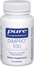 Pure Encapsulations DIMPRO 100 - Diindolylmethane Supplement - for Breast Cervical &amp Prostate Health - Gluten Free &amp Vegan - 60 Capsules