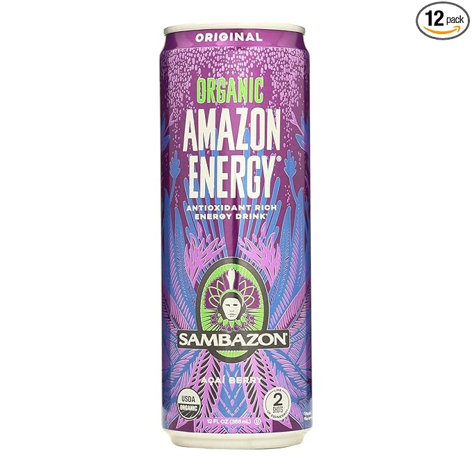 Sambazon Amazon Energy - Acai Berry - 12oz(Pack of 12)