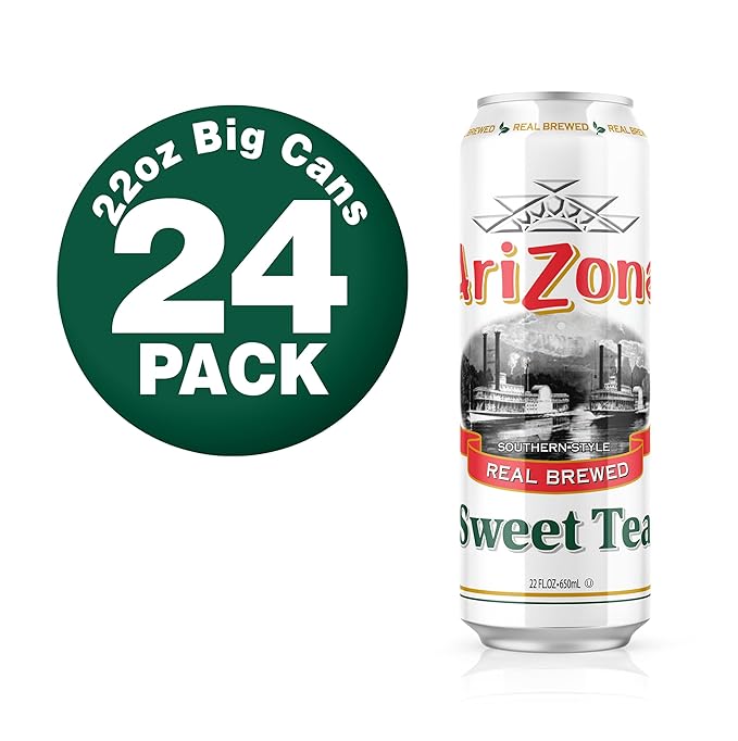 AriZona Sweet Tea - Big Can 22 Fl Oz (Pack of 24)