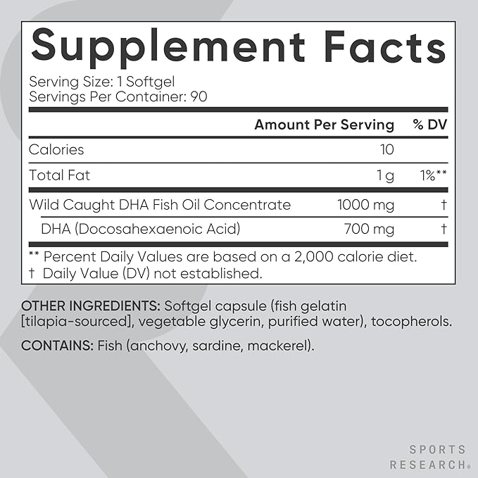 Sports Research® Multivitamins Pack - DHA Omega-3 Fish Oil 700 mg + Vitamin D3 + K2 5000iu + Collagen Peptides Type 1 &amp 3 Powder