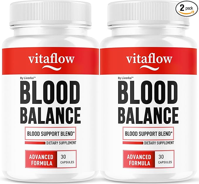 (2 Pack) VitaFlow Capsules - Official VitaFlow Balance Supplement Support Capsule Vitaflow All Natural Premium Advanced Formula Vita Flow Pills Balance Support 60 Capsules for 2 Months