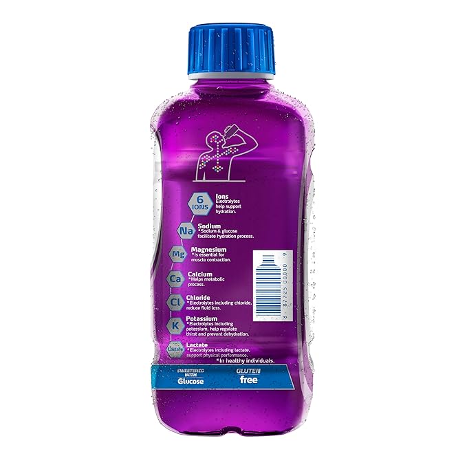 Electrolit Electrolyte Beverage Grape 21 Fl Oz bottle (Pack of 12)