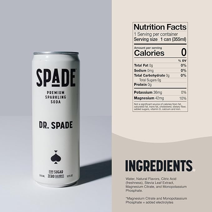 Spade Soda Dark Roast 12 fl oz (Pack of 12)