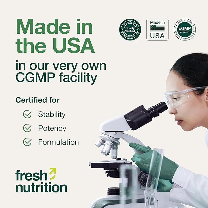 Fresh Nutrition Organic Beet Root Capsules - 2400mg Potent Dosage - Antioxidant Support - Vegan Non GMO Gluten-Free - 90 Capsules