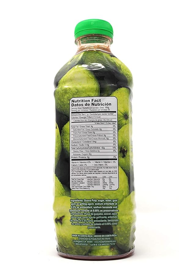Jungle Pulp Passion Fruit and Guava Puree Costa Rica Blend for Cocktails HurricanesIce Tea DessertsSmoothies and Kitchen 2 Flavor Bundle (2 Liters)