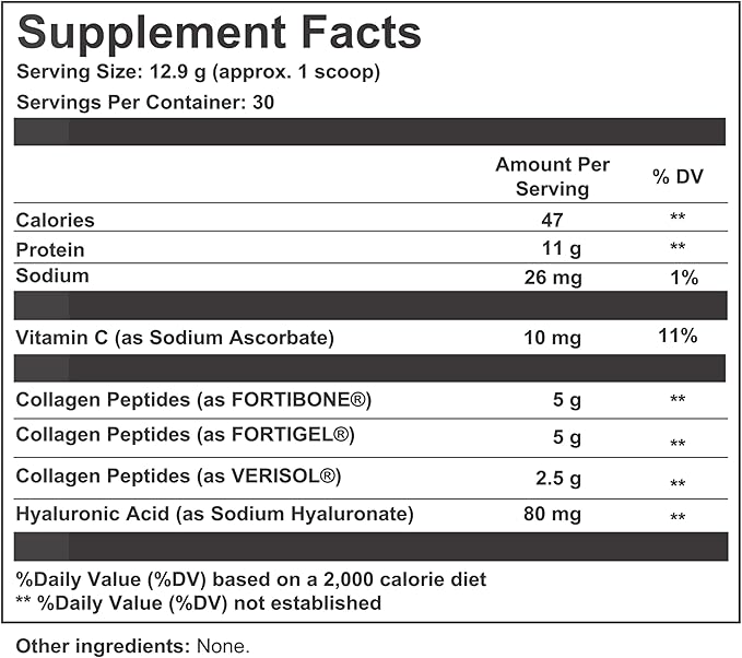 Dr. Westin Childs - Thyroid Collagen Complex Patented Peptides Protein Powder - Hyaluronic Acid &amp Vitamin C for Thyroid Hair Skin Nails Joints &amp Digestion Support Grass-fed Unflavored