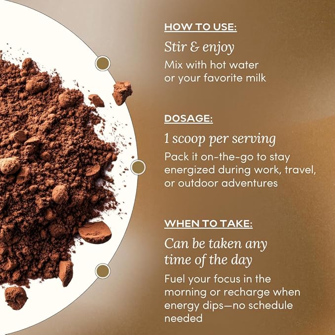 MYCL Organic Mushroom Coffee - Instant Coffee - 1680mg Fruiting Body - Reishi Lion’s Mane Cordyceps Chaga &amp L-Theanine - Focus Energy &amp Immunity - Vegan Gluten-Free - Dark Roast 30 Serv