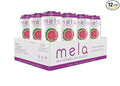 Mela Watermelon Water - Watermelon + Passionfruit | 12 Pack | 100% Natural Watermelon Juice + Passion Fruit Juice | Hydration Beverages | Antioxidant Vitamin C | No Added Sugar | 16.9oz per can