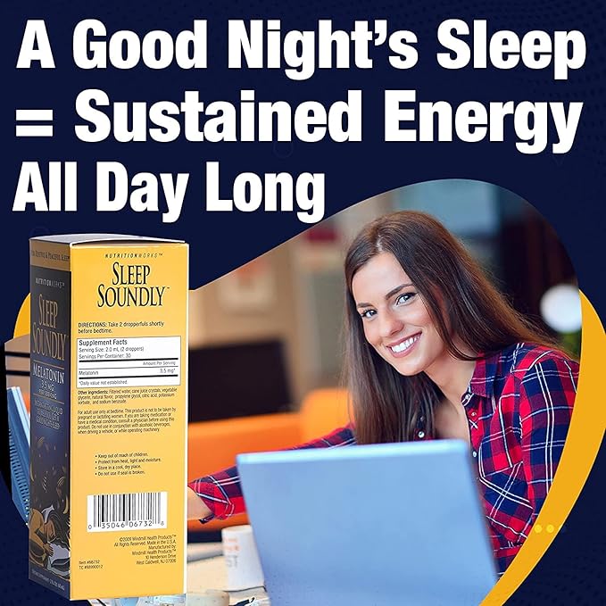 Sleep Soundly Melatonin 2-Ounce Bottles (Pack of 3)
