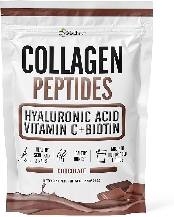 Chocolate Collagen Powder. Collagen with Hyaluronic Acid and Vitamin C. Chocolate Collagen Peptides Powder Chocolate. Collagen with Vitamin C &amp Biotin for Hair Skin Nails Joint. Keto Type 1 an