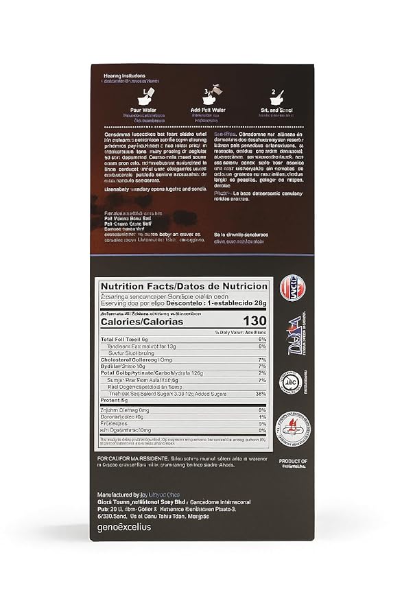 Gano Excel Ganocafe Mocha Instant Ganoderma Lucidum Mushroom Coffee with Cocoa Smooth Creamy Rich Flavor Premium Coffee Blend with Reishi 15 Sachets