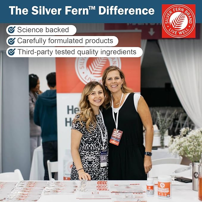 Silver Fern Stress Complex Supplement - with Caffeine - Sleep Worry Mood &amp More - with Saffron Supplements L-Theanine Supplement and Myo-inositol - Natural Stress Relief Supplement (Pack o 2)
