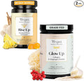 Winged Rise Up Gummies | Energy &amp Brain Boost Supplement &amp Glow Up Collagen Powder | Better Hair Skin Nails for Women Bundle